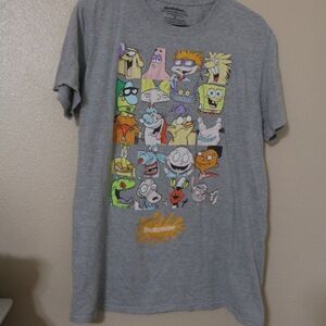 Nickelodeon Characters Shirt Medium